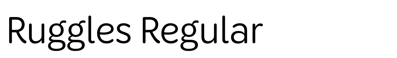 Ruggles Regular